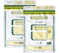 CONTROLTEK SafeLOK - Bolsas de efectivo a prueba de manipulaciones de 30,5 x 40,6 cm, opacas, paquete de 100