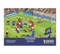 Controversia sobre el Campo de fútbol Puzzle De Madera Impermeable Puzzles De 1000 Piezas para Adultos Colorido Rompecabezas Juegos Educativos