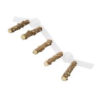 Conure Climbing Ramp, Bird Perch, 14.96x3.94 Inches Suction Cup Space Saving, Cage Shower Perch, Ideal for Parrot Cockatiel and Small to Medium Birds, Window or Bathroom Use