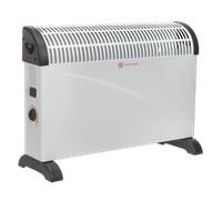 Convector Calentador 2000W/230V 3 Calor Ajustes Termostato CD2005 Sealey Nuevo