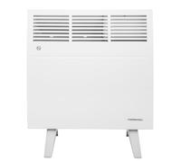 Convector de pared termovalante, 500 W-1000 W, 1500 W, 2000 W, 2500 W, convector, calefactor con patas, incluye soporte de pared (500 W)