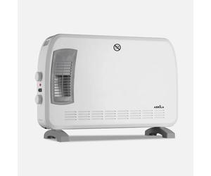 Convector Eléctrico BENGALA 2000W Blanco/Gris 3 Potencias Turbo