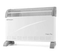 Orbegozo CV 2300, Radiador eléctrico bajo consumo, convector, 2000 W, 3 niveles de potencia, termostato regulable, interruptor luminoso, protección contra sobrecalentamiento, silencioso, color blanco
