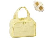 Convely Toiletry Bag, Convely 4 In 1 Toiletry Bag, Available Cosmetic Bags, Lightweight Large Wide-Open Travel for Women,Wet-Dry Separation & Lightweight Waterproof (Yellow)