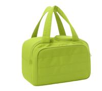 Convely Toiletry Bag for Women, Large Capacity Waterproof Organizer with Wet-Dry Separation, Lightweight & Easy to Clean, Multi-Functional Makeup Bag with Handle (Green)