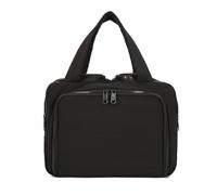 Convely Toiletry Bag Large Capacity Wide-Open, 4-in-1 Lightweight Waterproof Makeup Bag for Women with Dry Wet Separation (Black)