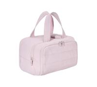 Convely Toiletry Bag, Travelfree Toiletry Bag, 4-In-1 Multi-Functional Waterproof Makeup Organizer with Handle, Large Capacity Travel Cosmetic Organizer for Women (Pink)