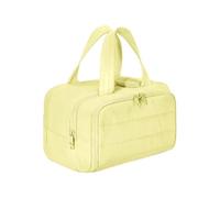 Convely Toiletry Bag, Travelfree Toiletry Bag, 4-In-1 Multi-Functional Waterproof Makeup Organizer with Handle, Large Capacity Travel Cosmetic Organizer for Women (Yellow)