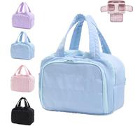 Convely Toiletry Bag, Travelfree Toiletry Bag, a 4-in-1 Travel Organizer, Wet-Dry Separation & Lightweight Waterproof Easy To Clean, For Accessories,Essentials, Toiletries (Blue)