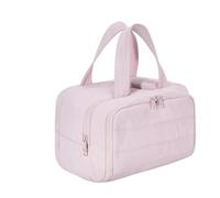 Convely Toiletry Bags, Convely Travelfree Toiletry Bag, Wide-Open Puffy Cloud Cosmetic Organizer, 4-In-1 Waterproof Toiletry Bag, Wet/Dry Separation & Lightweight Travel Essentials (Pink)