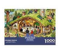 Convención de Personas Altas Puzzle De Madera Impermeable Puzzles De 1000 Piezas Regalos para Adultos Imposible Rompecabezas Juegos Desafiantes