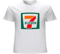 Convenience Store Supermarket Employees Seven Eleven T-Shirt 10748 Fashion Brand T Shirt Men White M