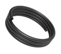 Conveniente cubierta de cable de bicicleta, tubo de esponja de alambre interno, 1 5 m de longitud, material (6 m/4 unidades, negro)