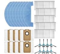Conveniente filtro trapeador paño bolsa polvo Set para TESLA para RoboStar iQ400 Plus Accesorios (B)