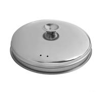 Conveniente vaporizador de cocina de acero inoxidable para la preparación saludable de la comida (cubierta del pote de los 20cm)