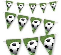 CONVER PARTY - Banderín Futbol - Decoración Cumpleaños - Artículos de Fiesta, Celebración y Aniversario - 1 Unidades - 3 M