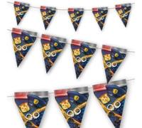 CONVER PARTY - Banderín Police Party - Decoración Cumpleaños - Artículos de Fiesta, Celebración y Aniversario - 1 Unidades - 3 M