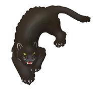 CONVER PARTY, Globo Pantera, Globos de Cumpleaños para Fiestas Temáticas, Fiesta Pantera, Selva y Cualquier Celebración, Apto para Helio y Aire, 108 x 75 Cm, 1 Globo