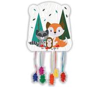 CONVER PARTY - Piñata Forest Animals - Decoración de Animales para Fiestas - Fiestas Infantiles, Cumpleaños y Celebraciones - Decoración de 33x28 CM