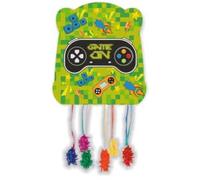 CONVER PARTY - Piñata Gaming Party - Decoración para Fiestas - Fiestas Infantiles, Cumpleaños y Celebraciones - Decoración de 33x28 CM
