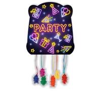 CONVER PARTY, Piñata Glow Party, Artículos para Fiestas Infantiles, Cumpleaños y Celebraciones, Decoración de 30 CM