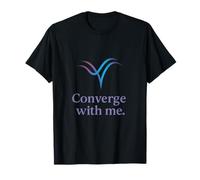 Converge with Me Curvas RGB Diseño Stem Camiseta