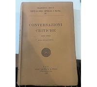 conversazioni critiche serie prima terza edizione riveduta