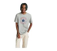Converse 10025459-A07 Stand FIT Chuck Patch Core tee VGH T-Shirt Unisex Adult Charcoal/Red Tamaño L