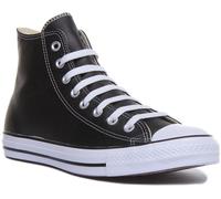 Converse 132170 Ct As Hi Unisex Zapatilla De Cuero Alta En Negro Talla Uk 3 - 12