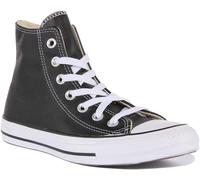 Converse 132170 Ct Como Botas De Cuero Unisex En Negro Reino Unido 3 - 13
