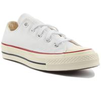 CONVERSE 162065 Chuck 70 Ox Unisex de Lona Zapatillas Bajas en Blanco Talla