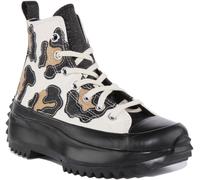 CONVERSE 172036C Run Estrella Hike Hi Unisex Alto Zapatillas En Leopardo Talla 3