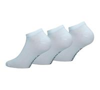 Converse 3 Pares Calcetines Low Cut - Altura Tobillo - Punta Costura Suave - Algodón - Unisex (Blanco, 43-46)