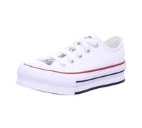 Converse 372862C Chuck Taylor All Star EVA Lift Canvas Platform Sneaker Unisex White/Garnet/Navy 33