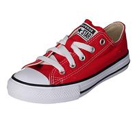 Converse 3j236, Chuck Taylor All Star Core Ox Zapatillas Unisex Niños, Rojo (Red), 35 EU Paquete De 2