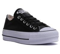 Converse Zapatillas CHUCK TAYLOR ALL STAR LIFT CLEAN OX LEATHER in Negro 36