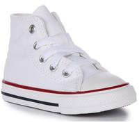 Botas converse chuck taylor all star high classic baby blanco 19