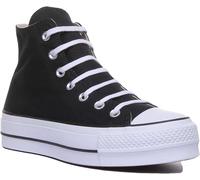 Converse A Ct As Lift Hi Con Cordones En Negro Blanco Talla UK 2 - 9