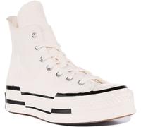 Converse Chuck 70 Plus Canvas Zapatillas Altas en Garza/negro, Talla EU 37.5 Garza/negro EU 37.5