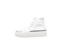 CONVERSE Chuck Taylor All Star Construct, Sneaker Hombre, Vintage White Black Egret, 37.5 EU