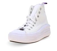 CONVERSE A03667C Chuck Taylor All Star Move Platform, Hombre, White/Pixel Purple/White, EU 38