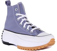 CONVERSE A03702C Run Estrella Hi Hike Unisex Plataforma Trainer en Lila Talla UK