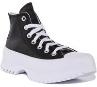 Converse A03704C CtAs Lugged 2.0 Hi Trainer Para Mujeres En Negro Talla EU 36-42