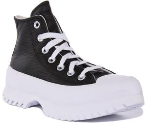 Converse A03704C CtAs Lugged 2.0 Hi Trainer Para Mujeres En Negro Talla EU 36-42