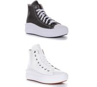CONVERSE A04294C Todo Estrella Move Plataforma Mujer Trainer en Negro Blanco