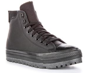 CONVERSE A04481C Todo Estrella City Trek Botas Hombre en Negro Ru 6-11