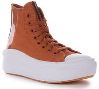 CONVERSE A04673C Todo Estrella Move Plataforma Hi Tostado Trainer Mujer Talla 3-