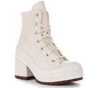 CONVERSE A05347C Chuck de Lujo Tacón Botines Unisex en Negro Blanco EU 36-42