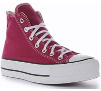 Converse A05471C All Star Canvas Plataforma Lace Up Trainer Burdeos EU 36-46