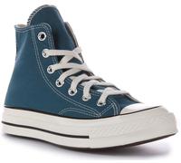 CONVERSE A05589C Chuck 70 Altos con Cordones Lona Unisex Zapatillas En Teal GB 7